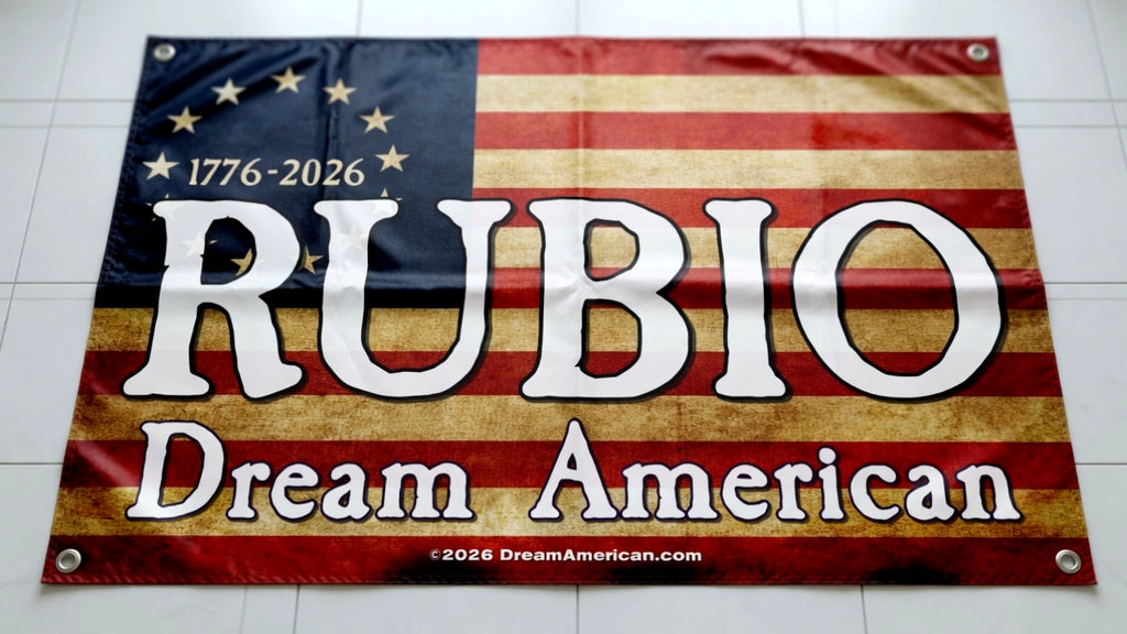 Dream American Rubio 2028 Betsy Ross Flag