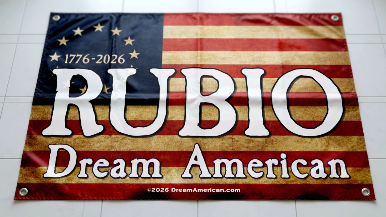 Dream American Rubio 2028 Betsy Ross Flag