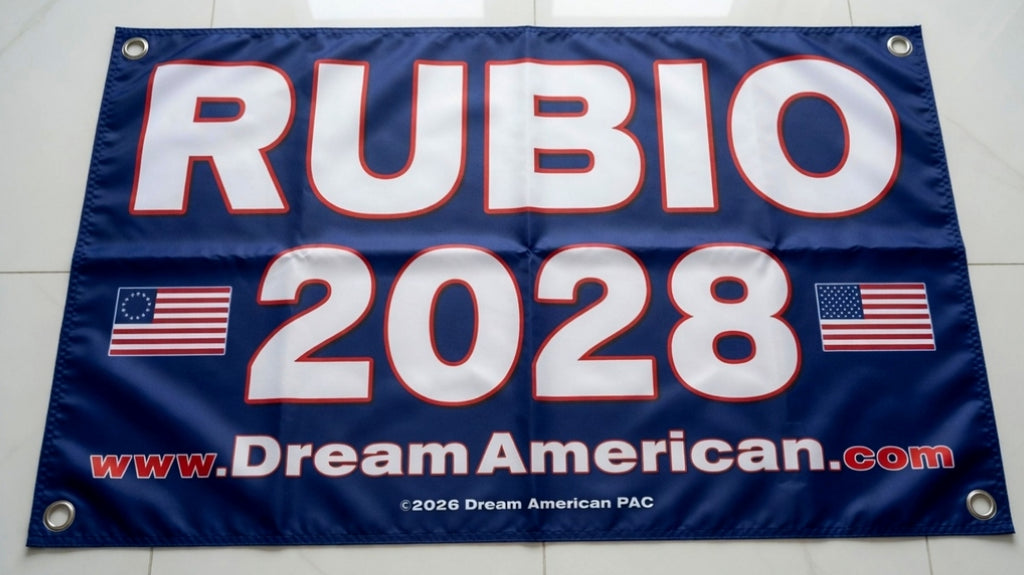 Dream American Rubio 2028 Blue Flag