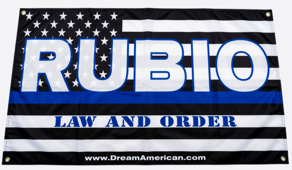 Rubio 2028 Law and Order Flag