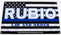 Rubio 2028 Law and Order Flag