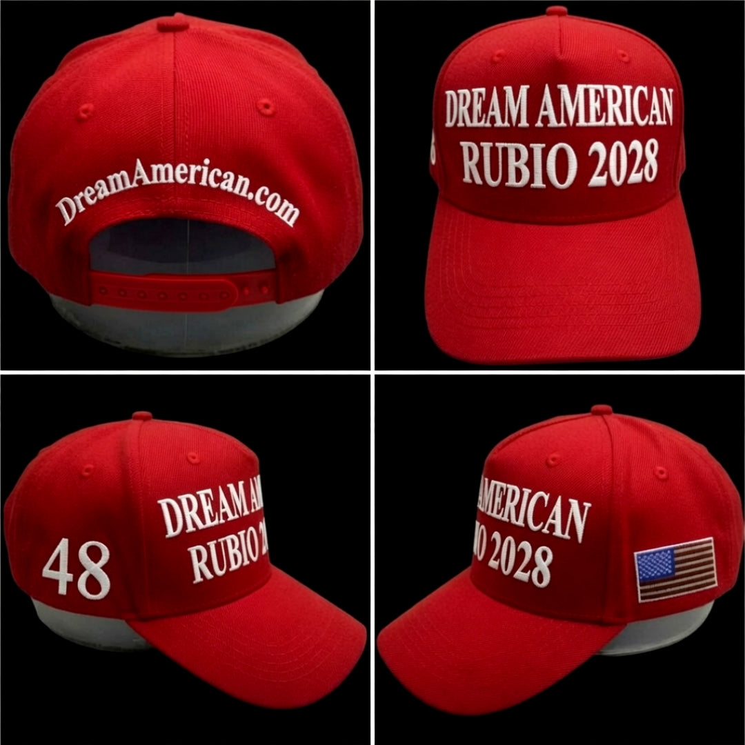 Dream American Rubio 2028 Hat Red and White