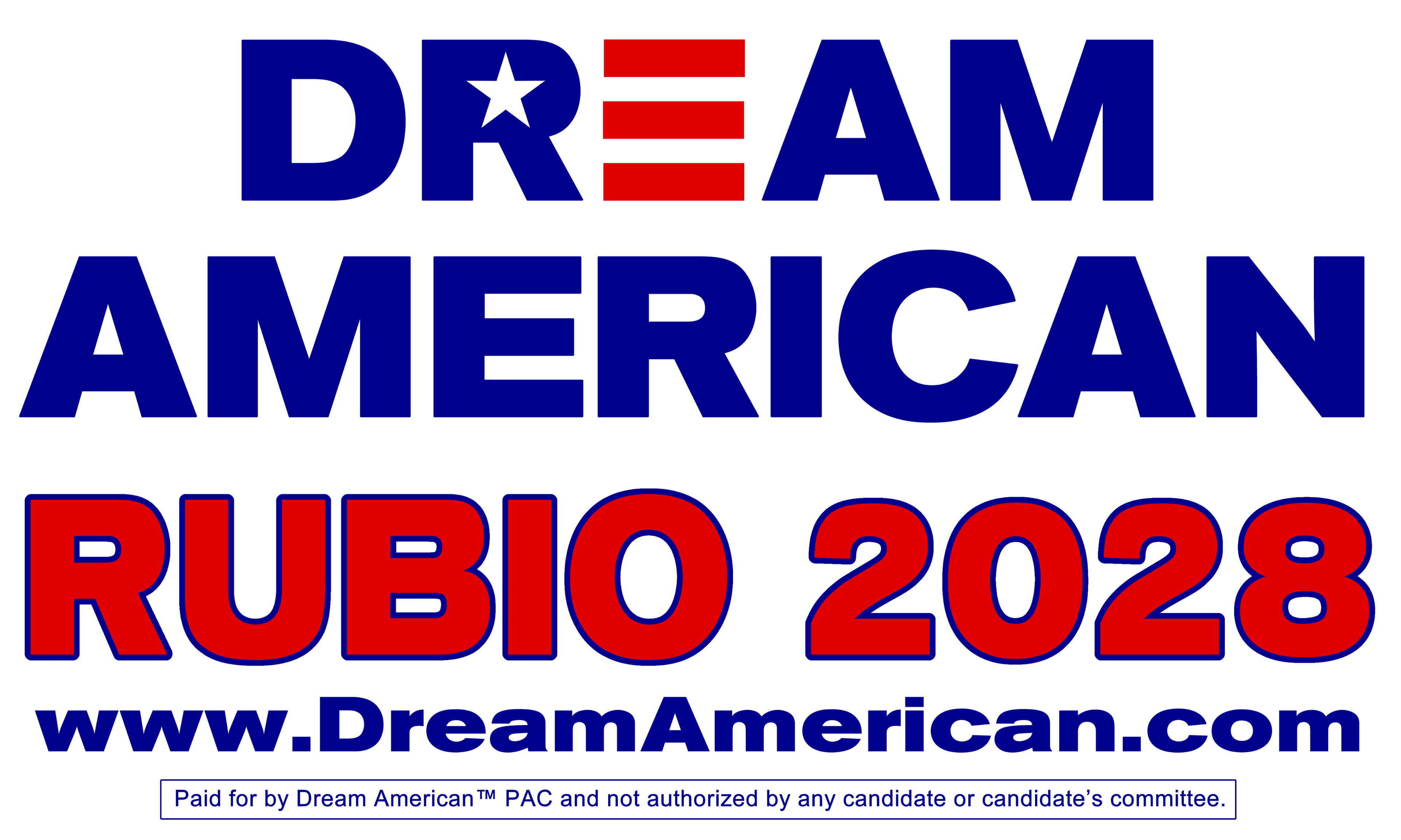 Dream American Official Logo Flag