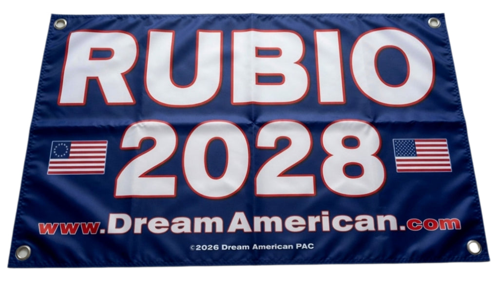 Dream American Rubio 2028 Blue Flag