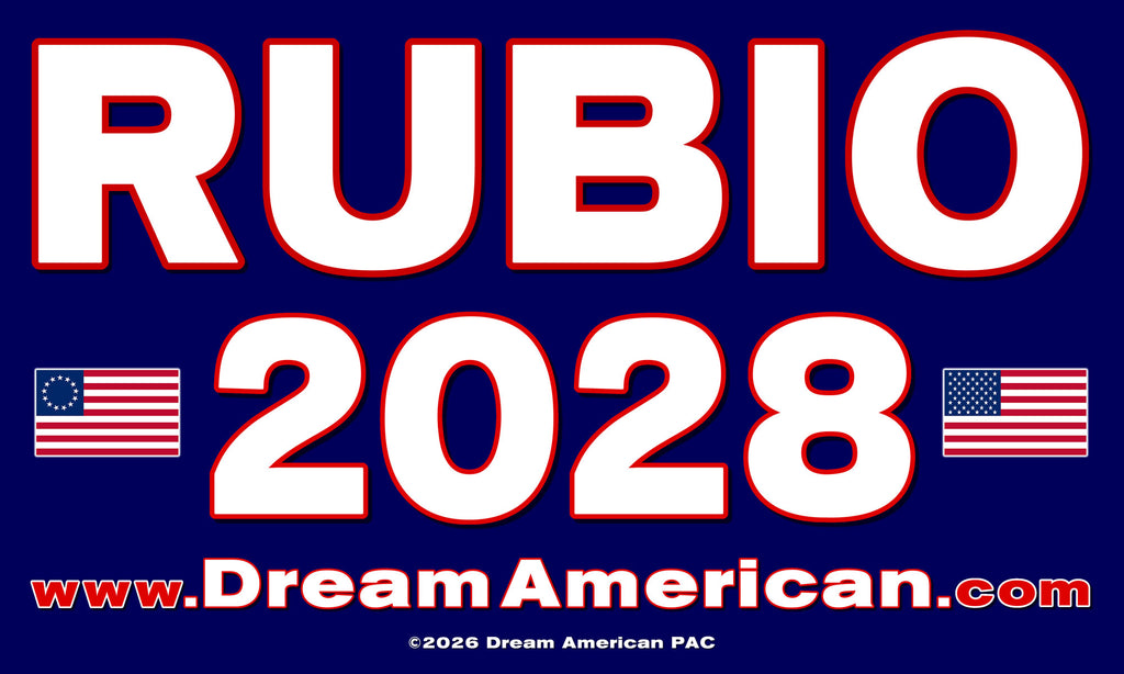 Dream American Rubio 2028 Blue Flag