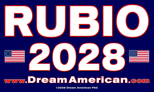 Dream American Rubio 2028 Blue Flag