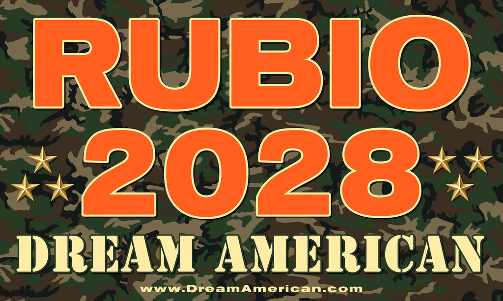 Dream American Rubio 2028 Camouflage Flag